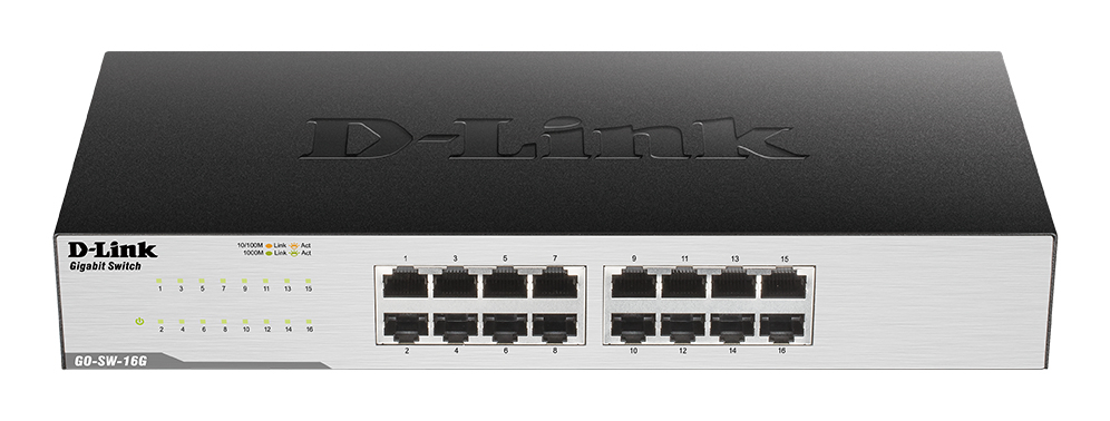 D-Link Switch GO-SW-16G/E Black
