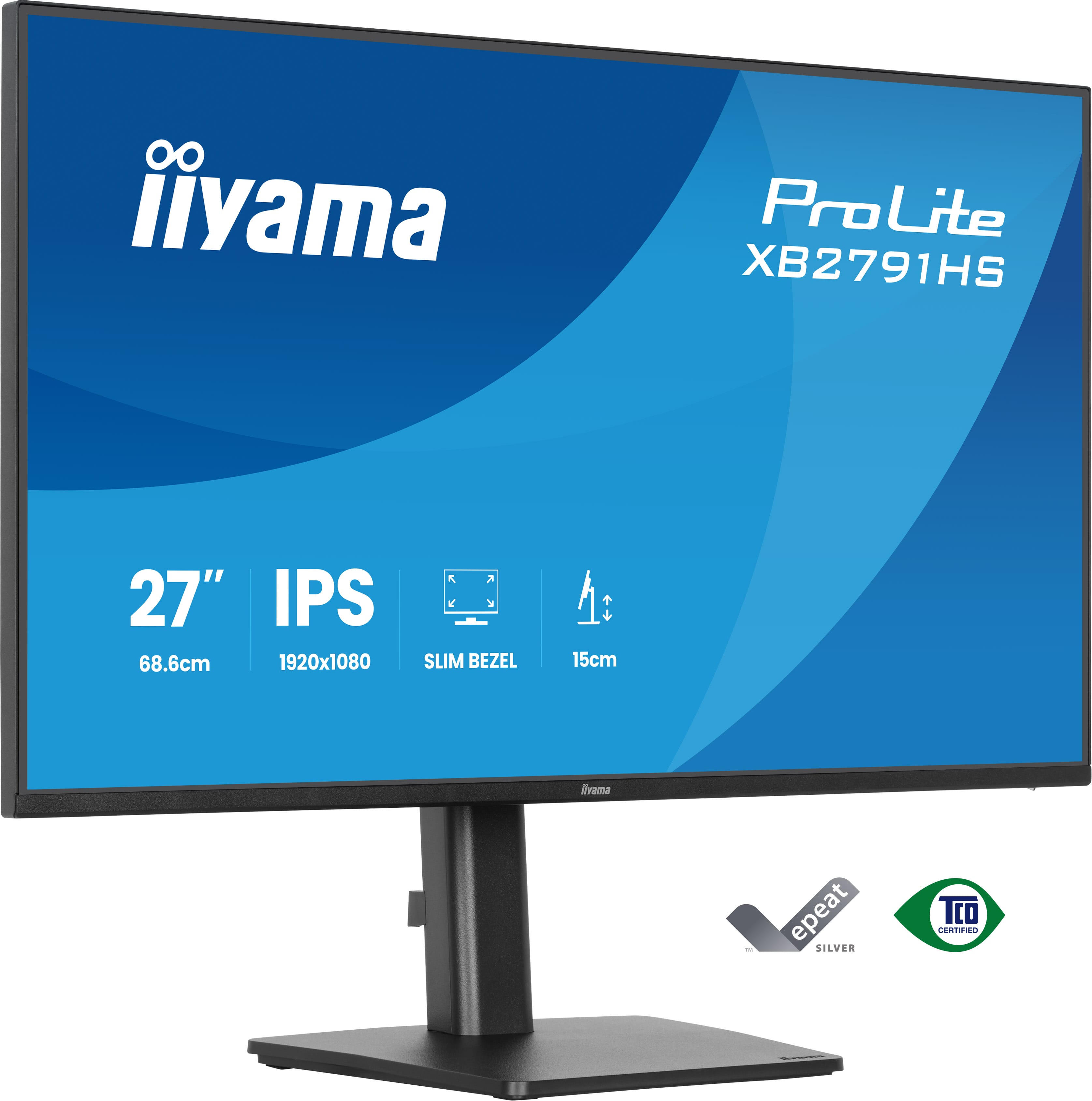 iiyama Monitor ProLite XB2791HS / XB2791HS-B1 Black 68.6 cm (27")