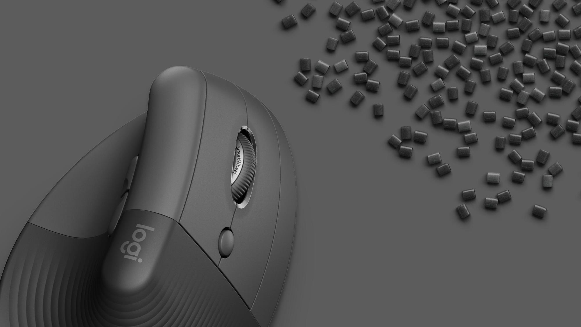 Logitech Ratón Lift Vertical / 910-006473 Grafito