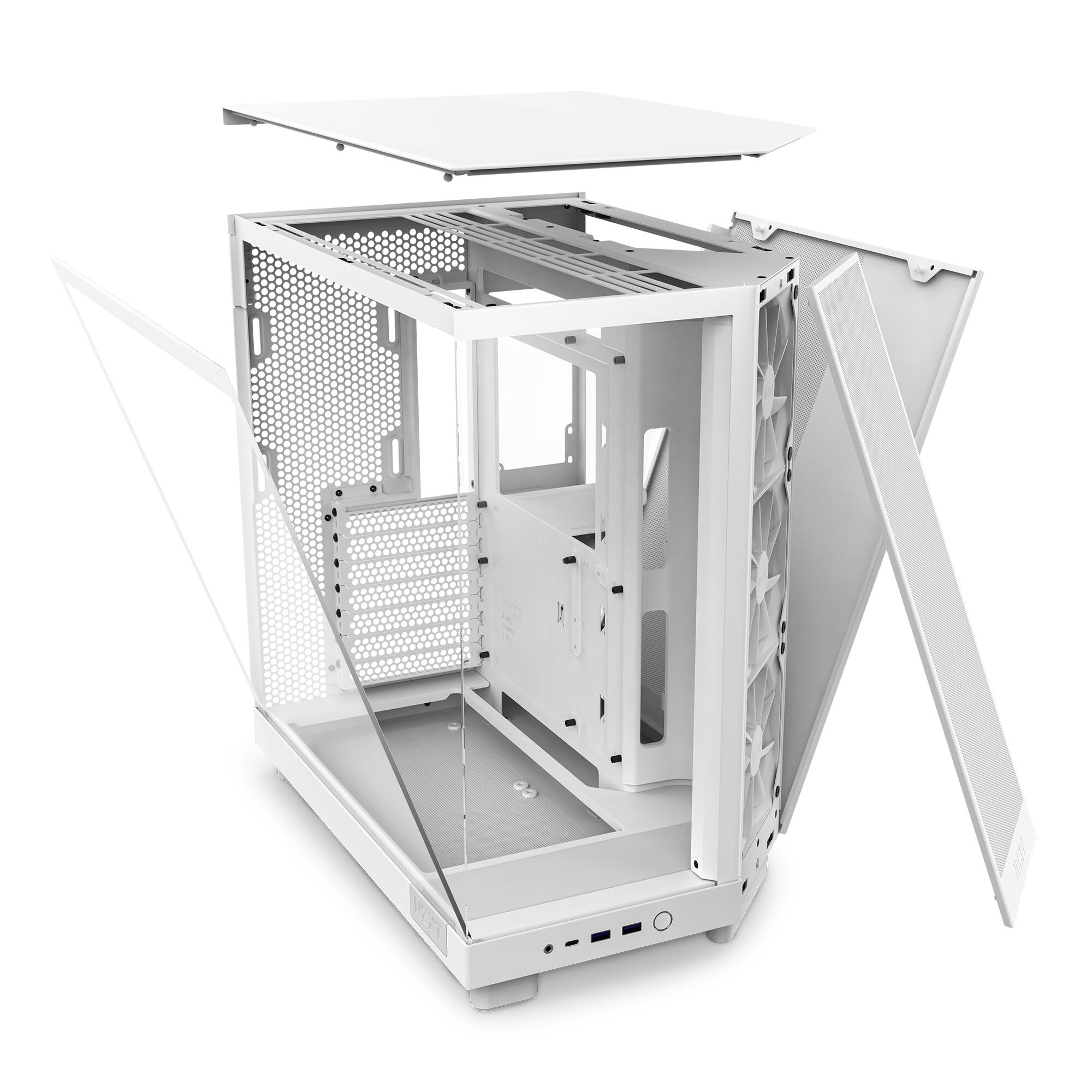 NZXT Boîtier PC H6 Flow / CC-H61FW-01 Blanc