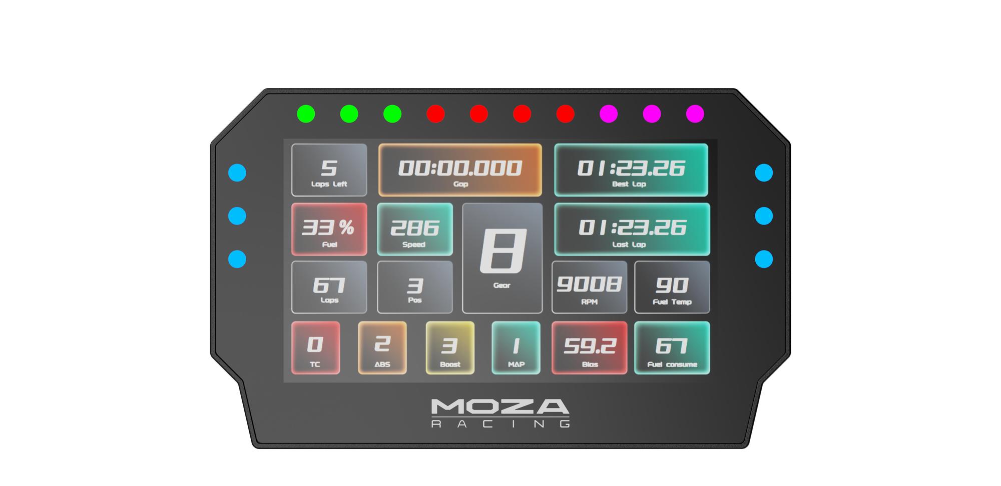 Moza Racing Controllore CM2 Racing Dash / RS072 Nero