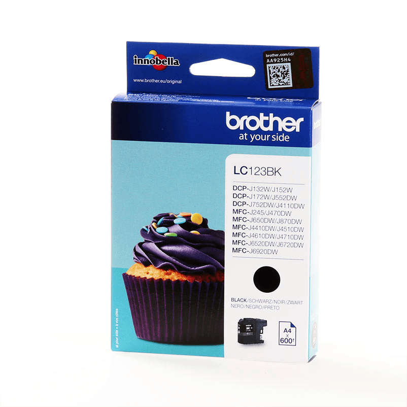 Brother Tinta LC-123BK / LC123BK Negro