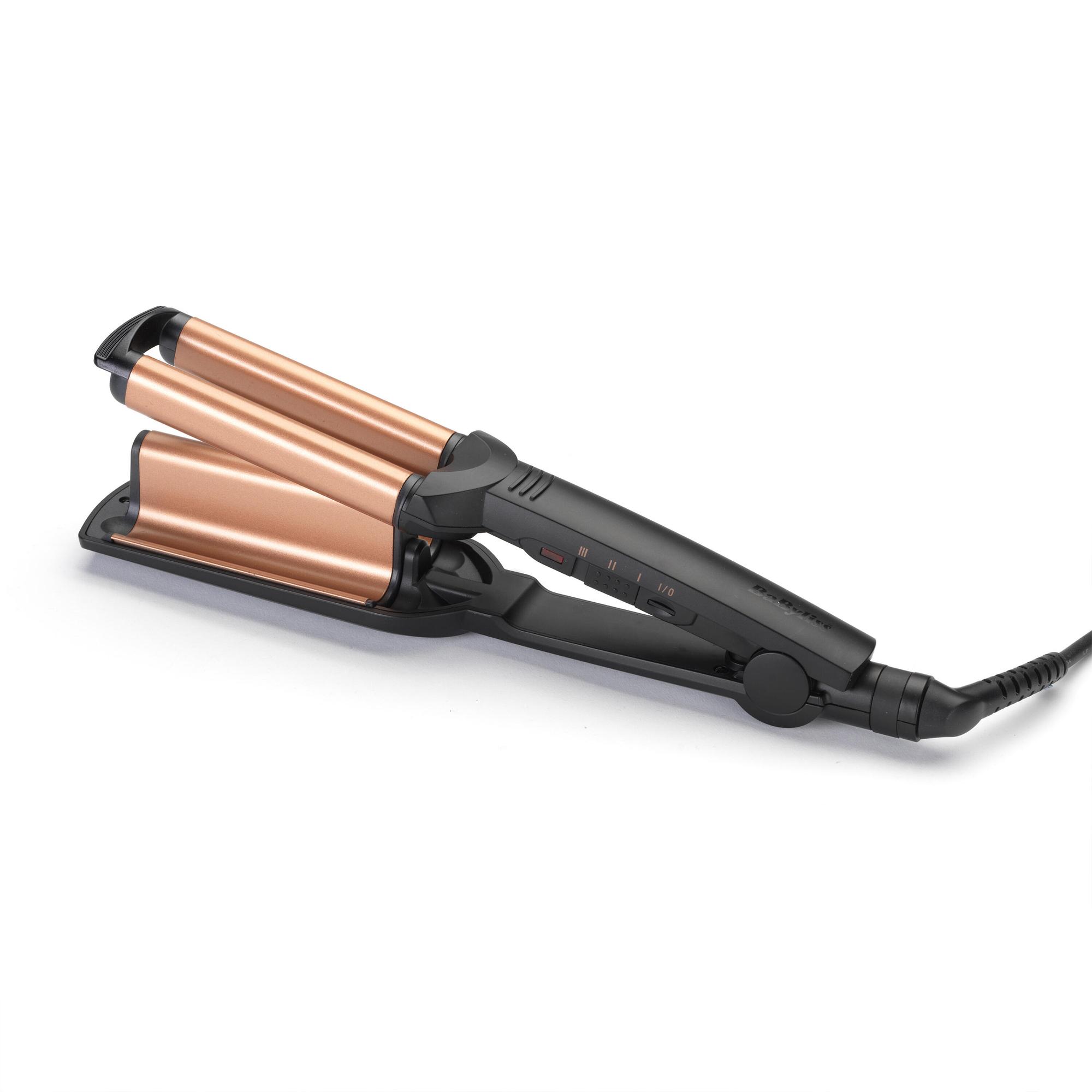 BaByliss Rizador Deep Waves / W2447E Negro, naranja