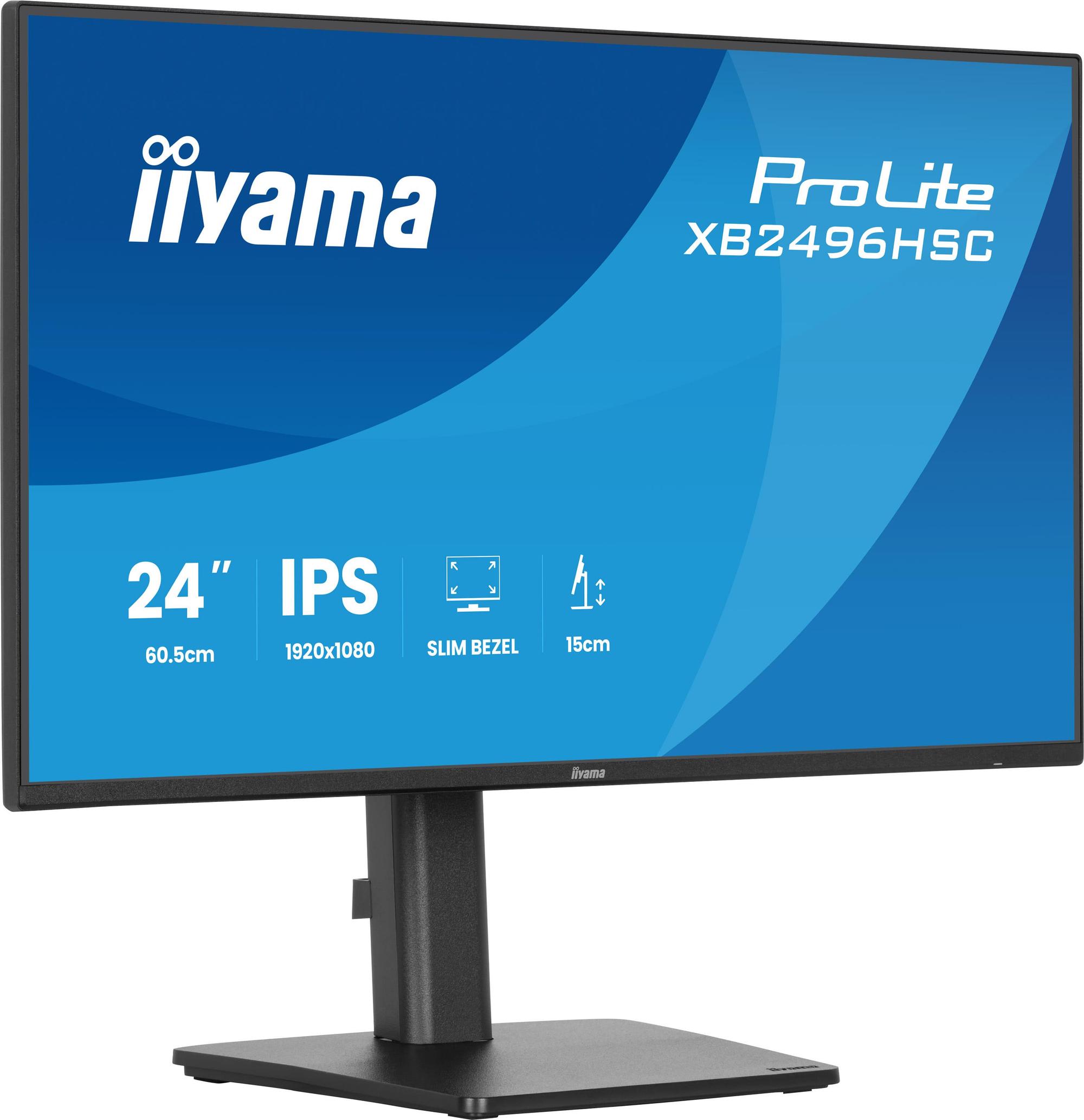 iiyama Monitor ProLite XB2496HSC / XB2496HSC-B1 Black 60.5 cm (23.8")