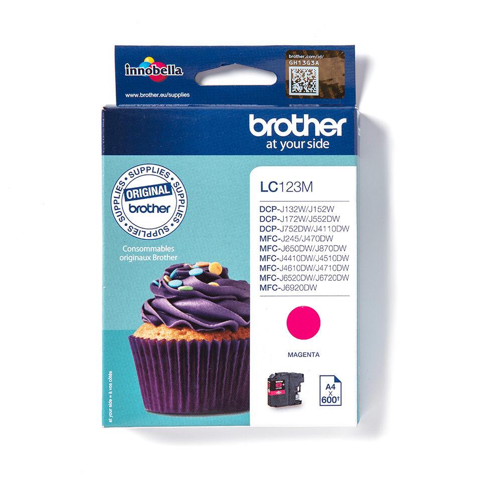 Brother Ink LC-123M / LC123M Magenta Standard