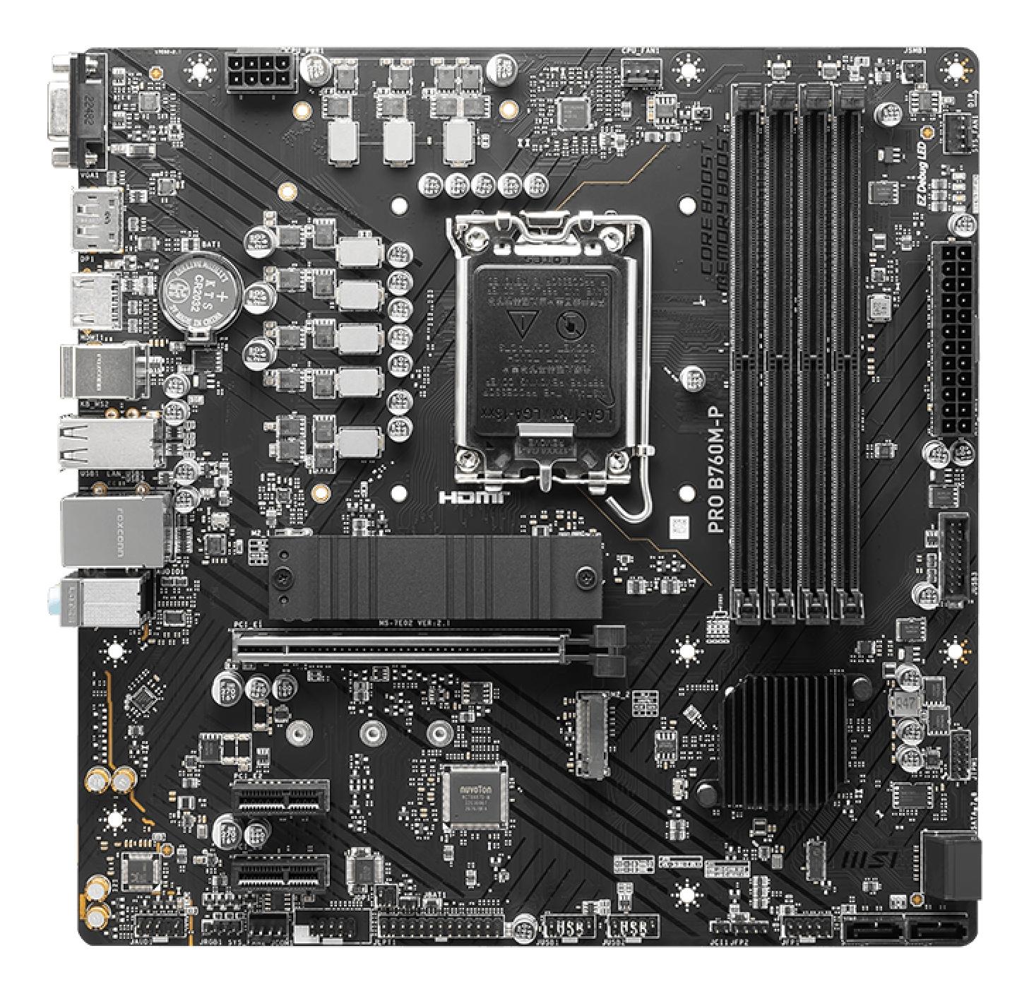 MSI Mainboard PRO B760M-P / 7E02-009R