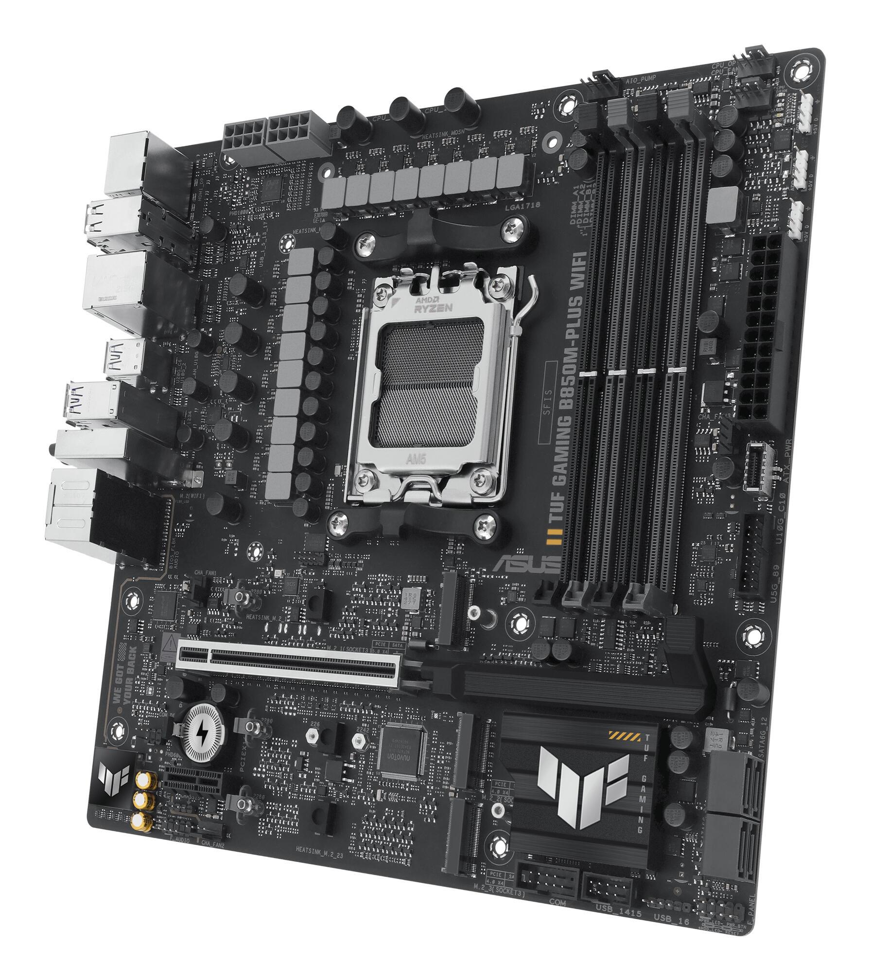 ASUS Mainboard TUF Gaming B850M-Plus WiFi / 90MB1IY0-M0EAY0 Black