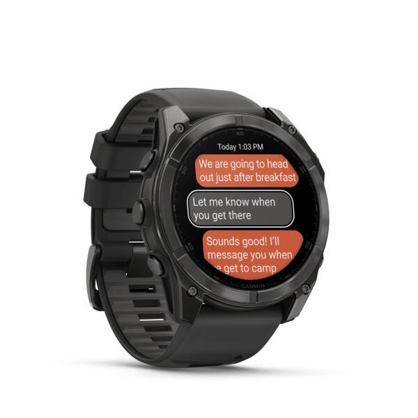 Garmin Indossabile fenix 8 Sapphire / 010-02905-21 Nero L 3,56 cm (1,4")