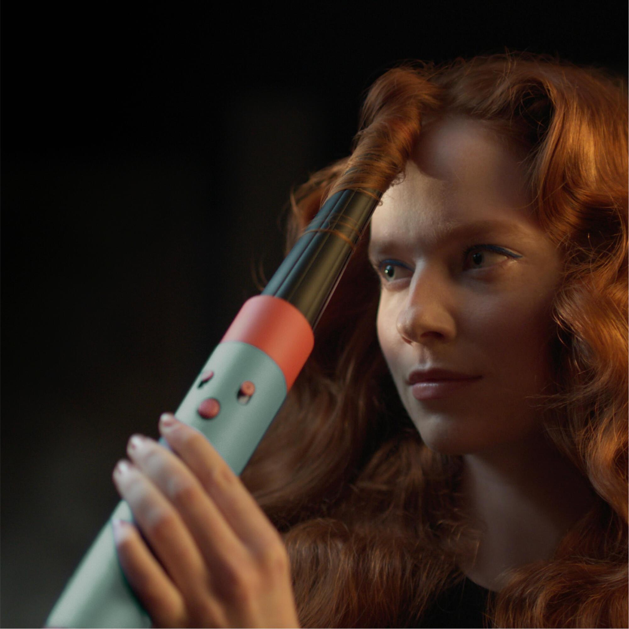 Dyson Fer à friser Airwrap i.d. Curly+Coily / 533736-01 Noir, orange, turquoise