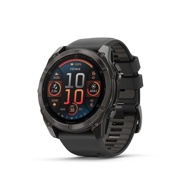 Garmin Indossabile fenix 8 Sapphire / 010-02905-21 Nero L 3,56 cm (1,4")