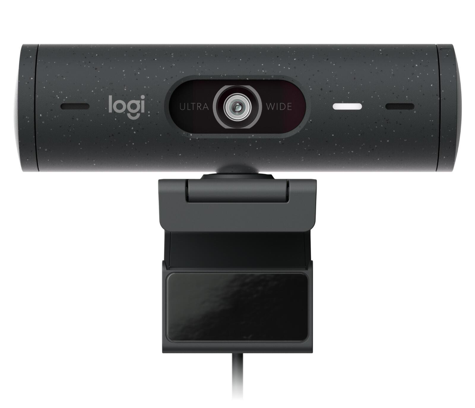 Logitech Cámara web Brio 500 / 960-001422 Grafito
