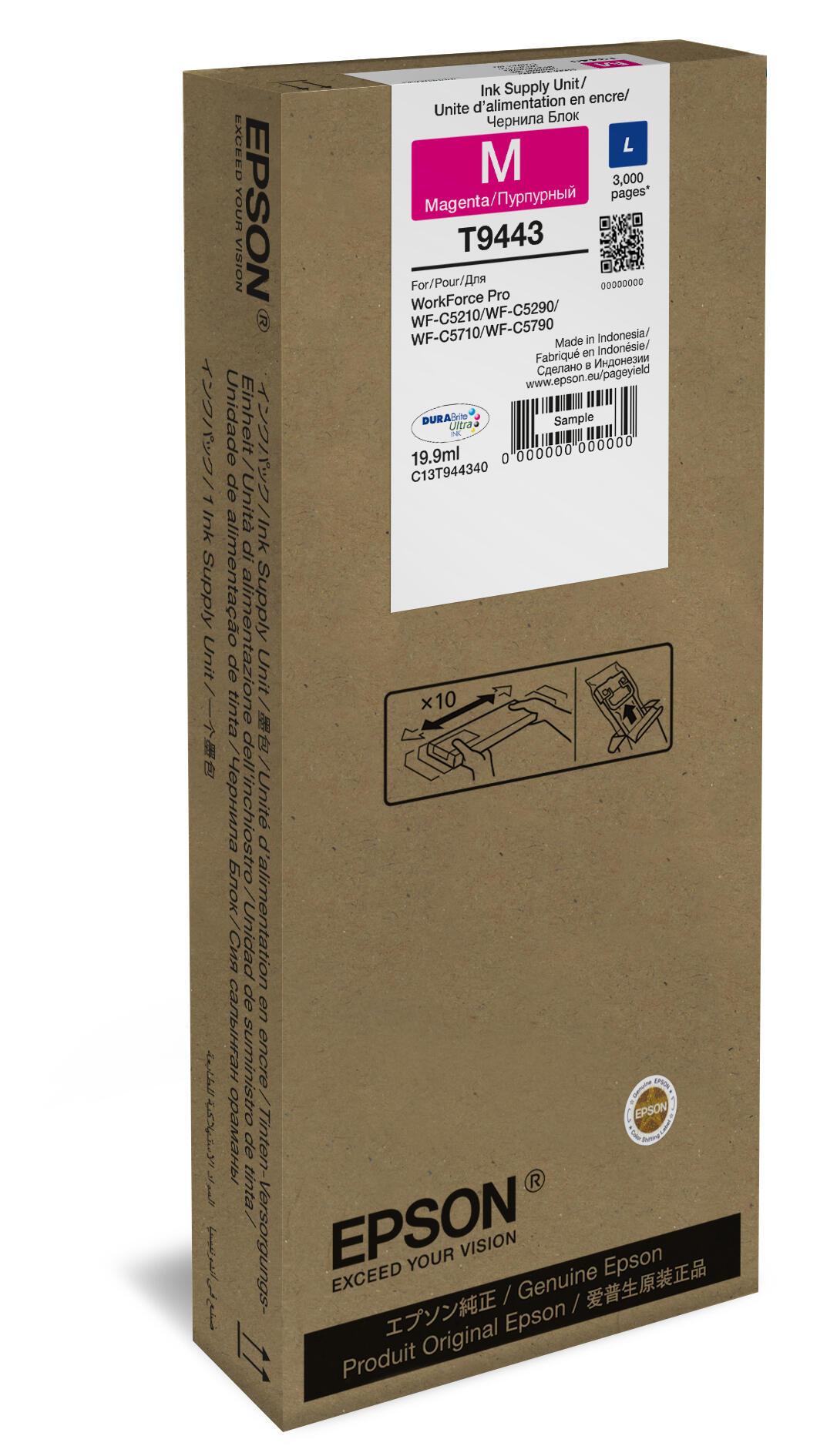 Epson Tinta T9443 / C13T944340 Magenta Standard