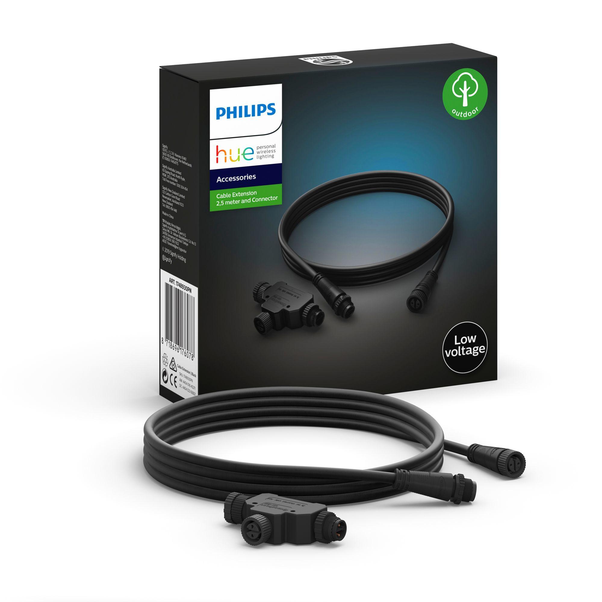 Philips Extension cable Hue Play Outdoor / 915005935501 Black