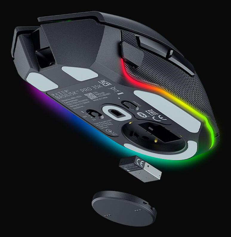 Razer Souris Basilisk V3 Pro 35K / RZ01-05240100-R3G1 Noir