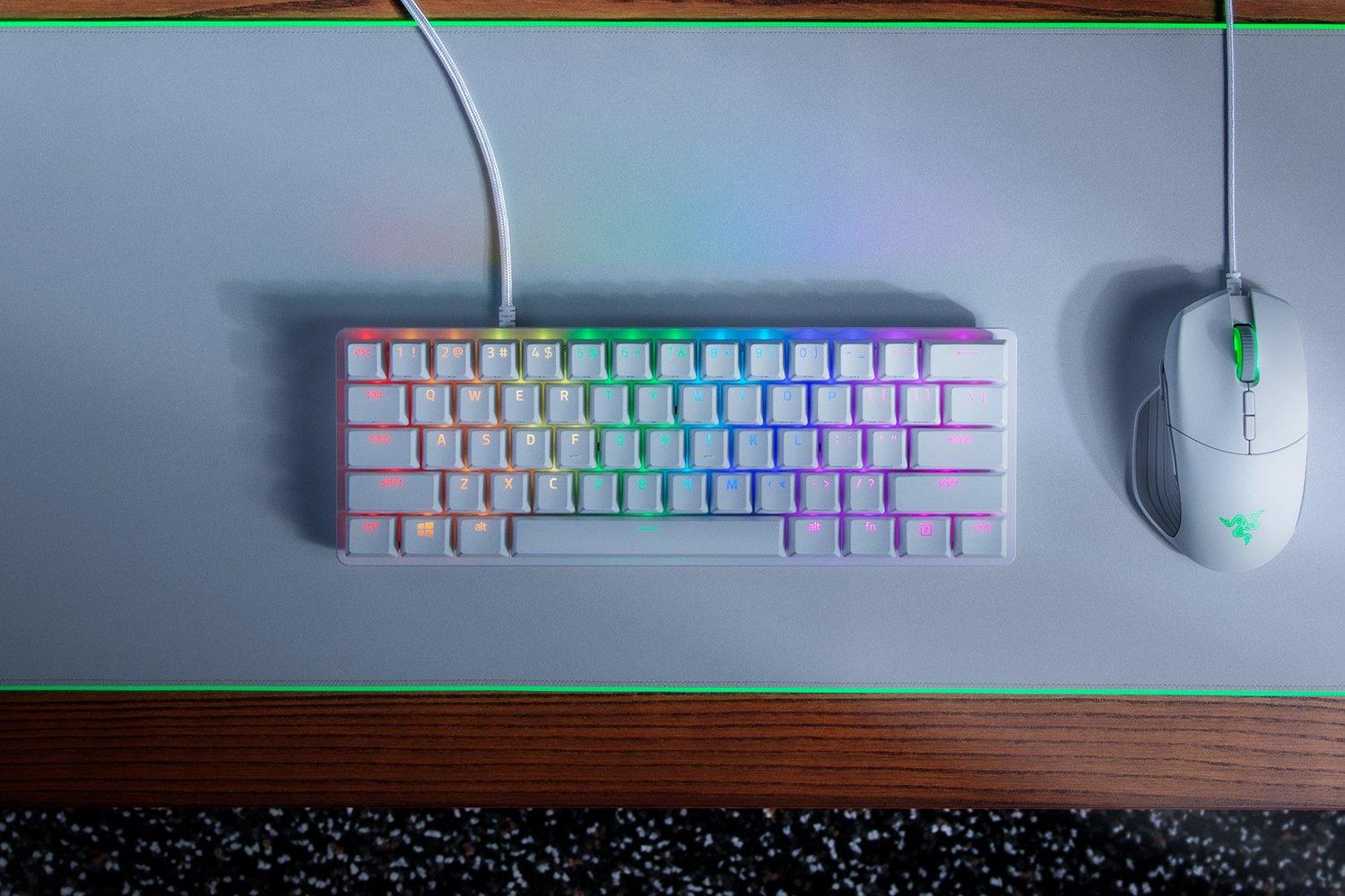 Razer Tastatur Huntsman Mini Mercury Red DE / RZ03-03392700-R3G1 Weiß