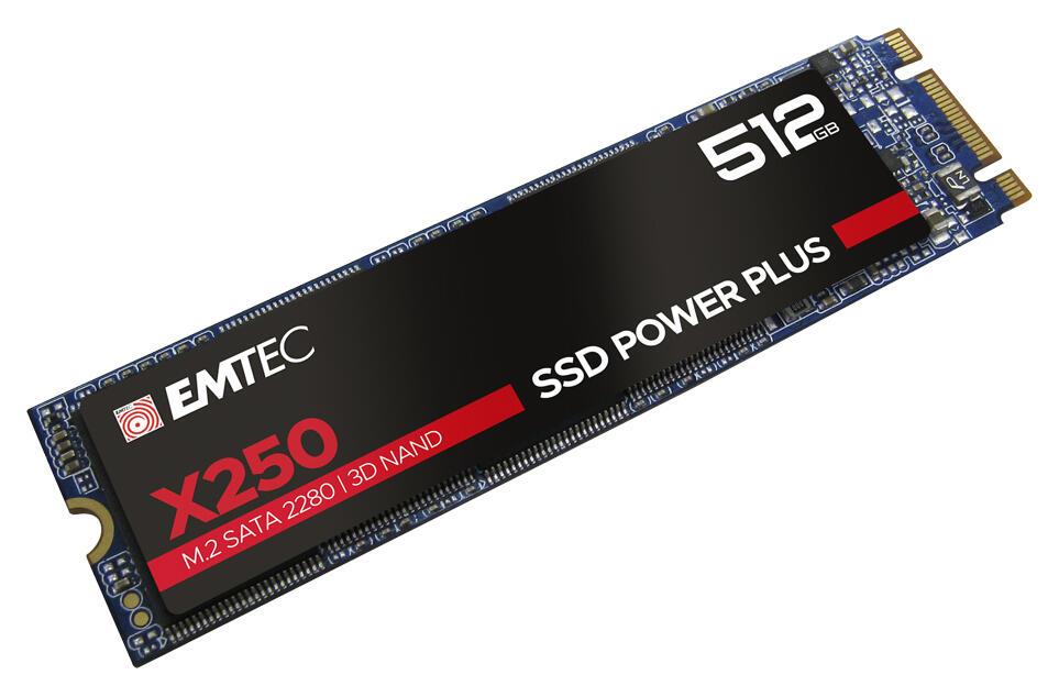 Emtec SSD M.2 X250 512GB / ECSSD512GX250 Nero L