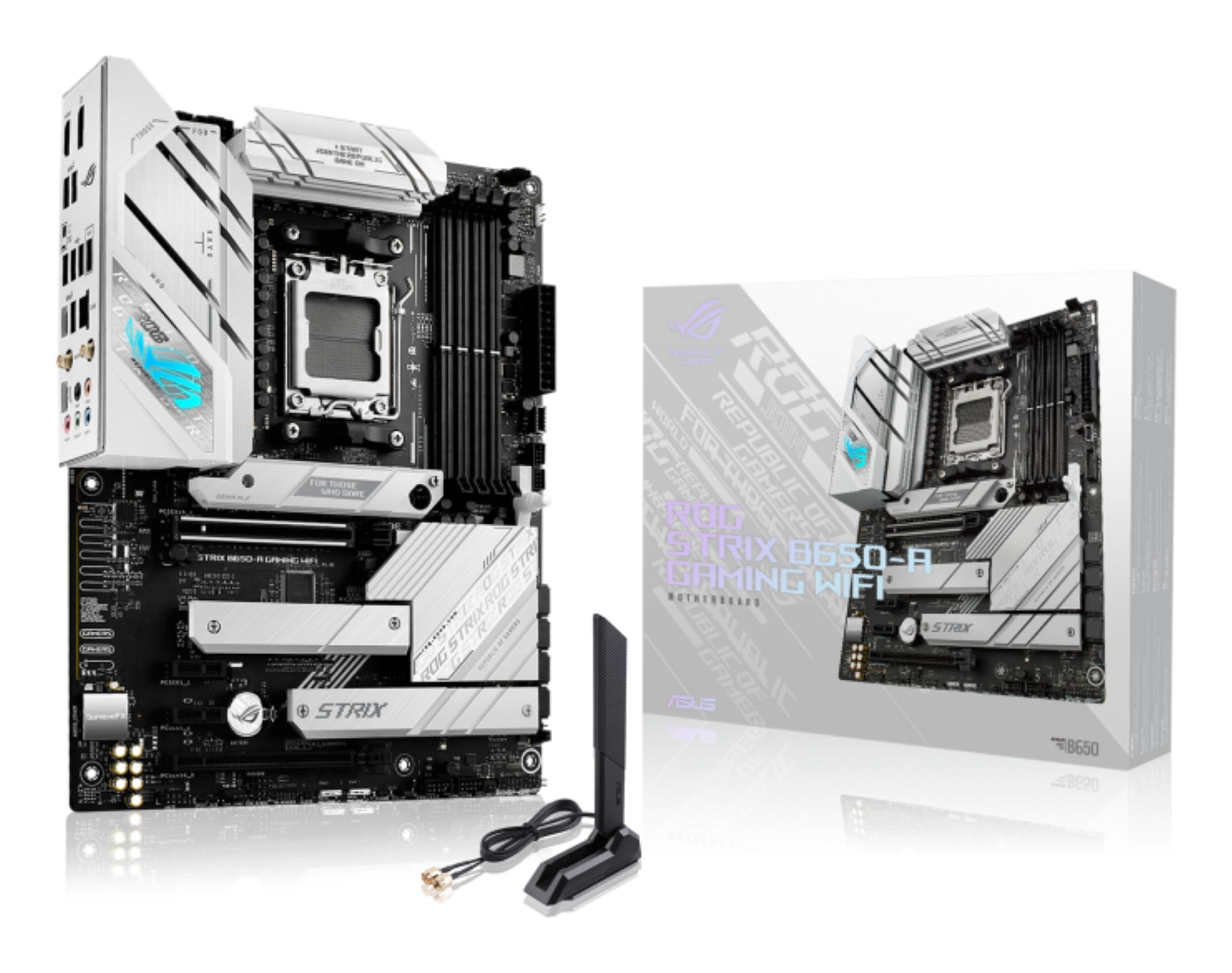 ASUS Scheda madre ROG STRIX B650-A GAMING WIFI / 90MB1BP0-M0EAY0 Nero, argento
