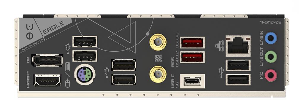 GIGABYTE Carte mère B650 EAGLE AX Marron