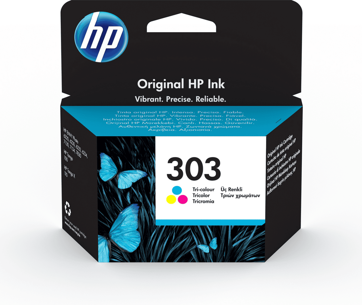 HP Tinta 303 / T6N01AE C,M,Y