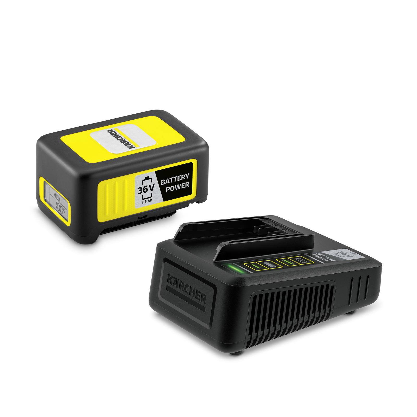 Kärcher Batteria Battery Power 36/25 Starter Kit / 2.445-064.0 Nero, giallo