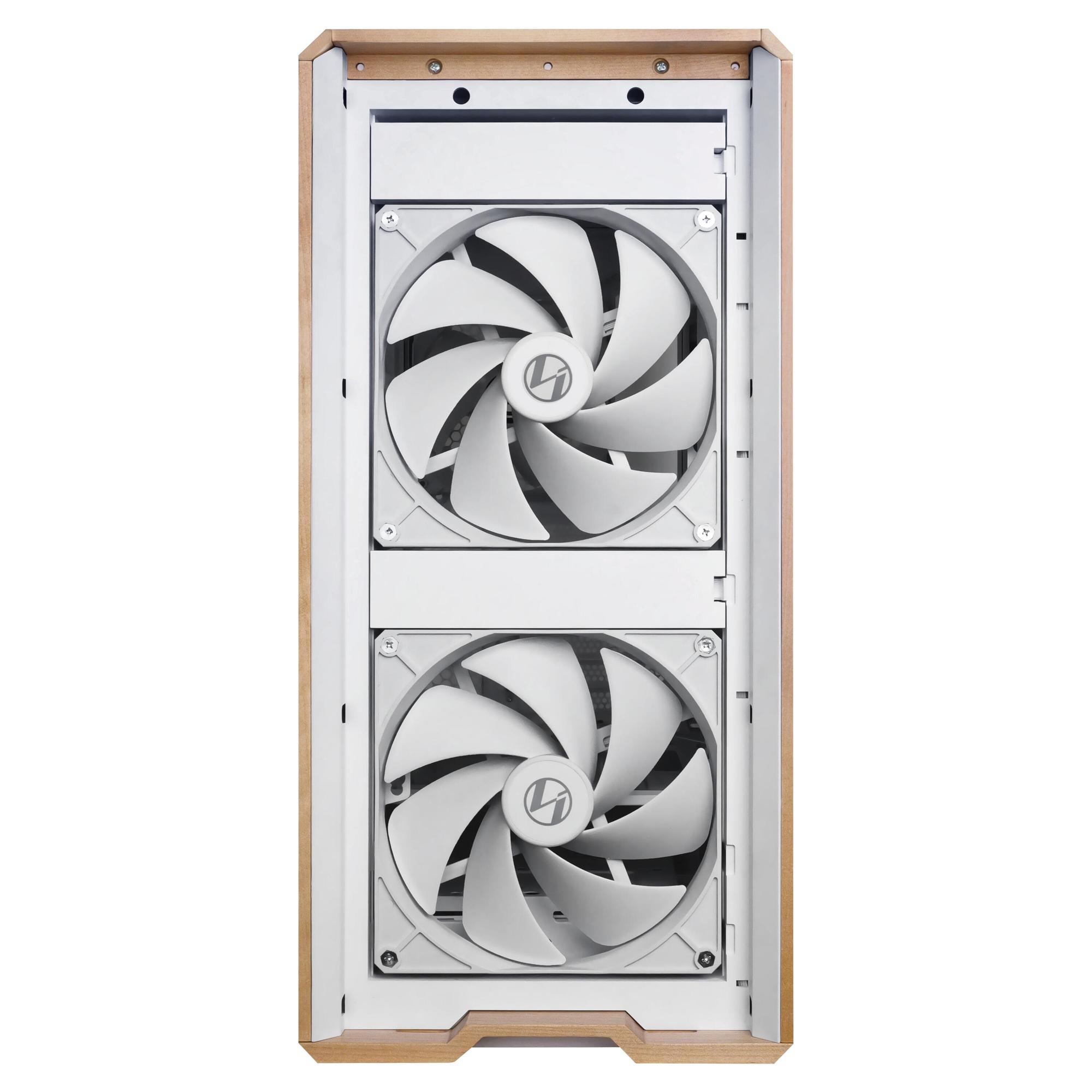 Lian Li PC case Lancool 217 Wood / LAN217W White, wood