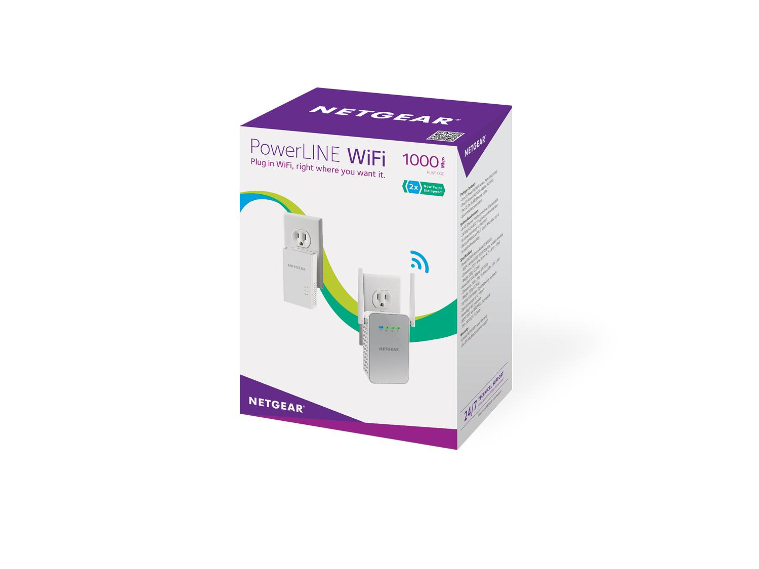 Netgear Stazione elettrica PLW1000 / PLW1000-100PES Bianco