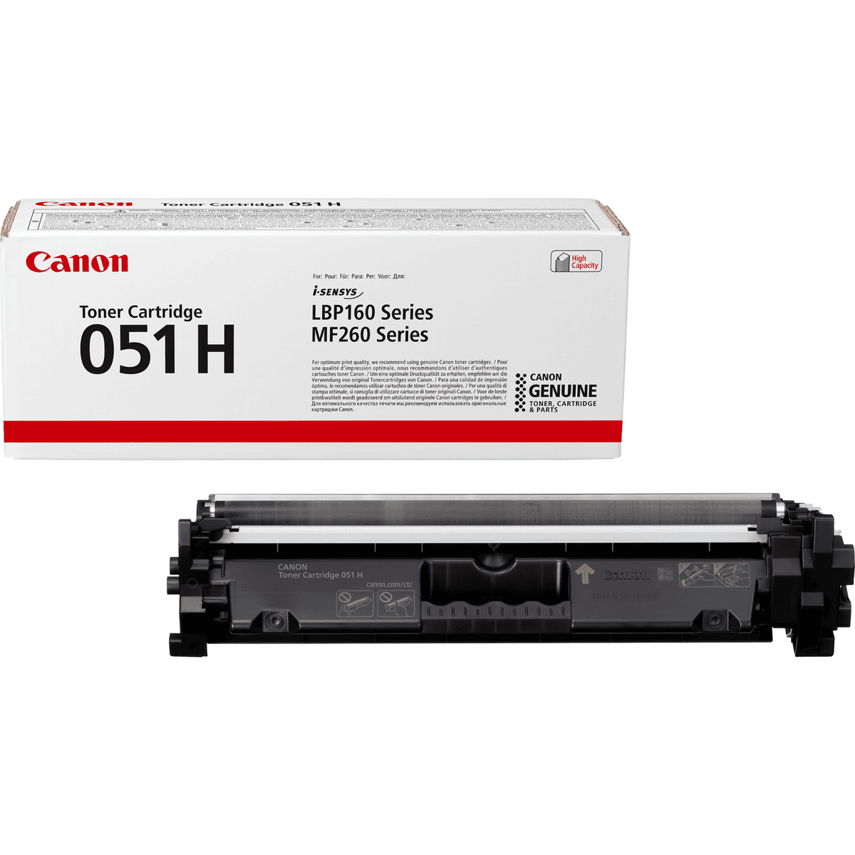 Canon Tóner 051H / 2169C002 Negro XL