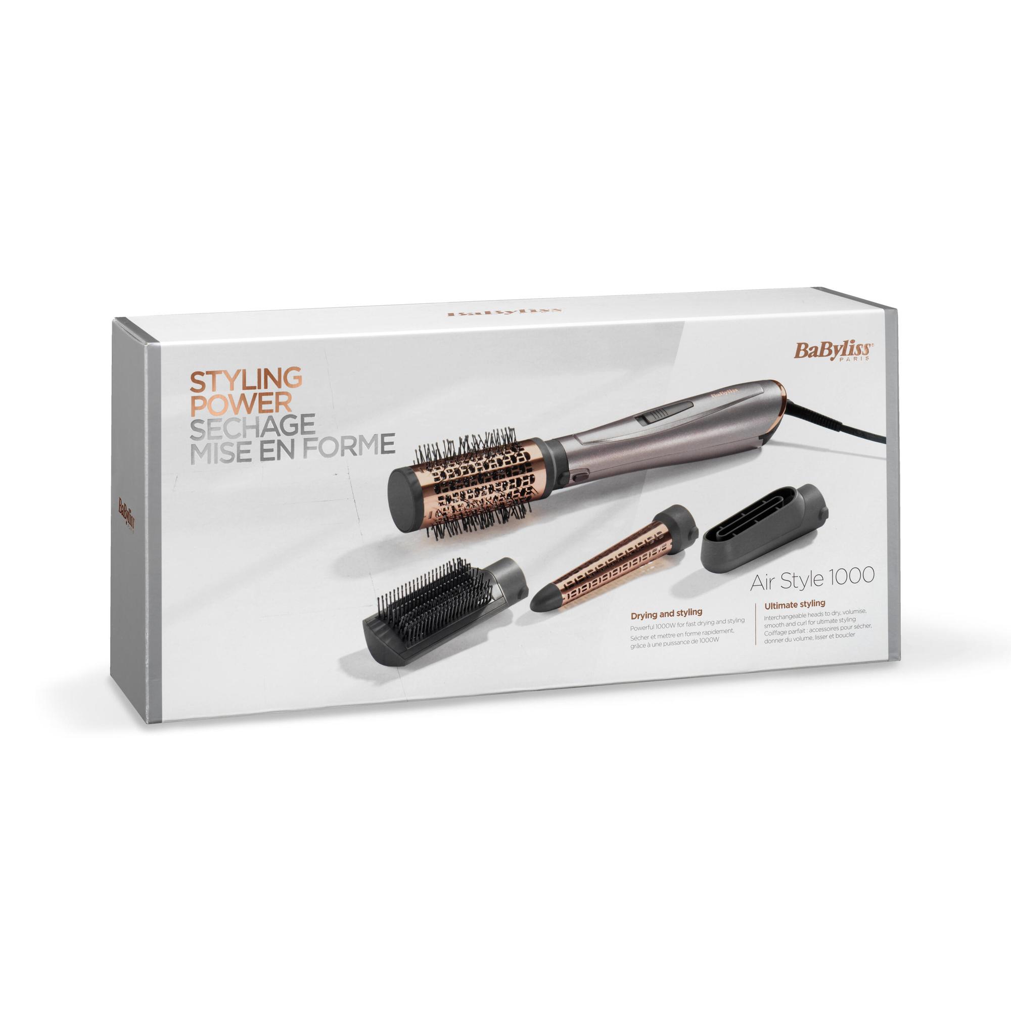 BaByliss Cepillo de aire caliente AS136E / AS136E Negro, cobre, paladio