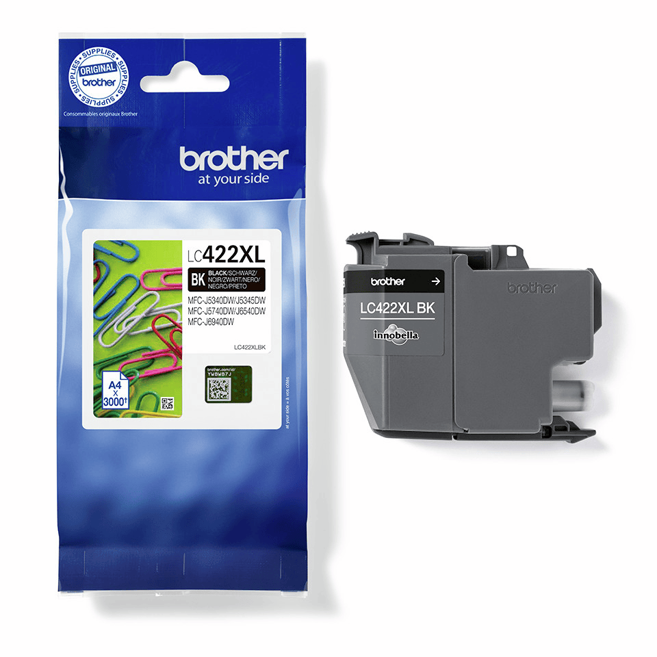 Brother Tinte LC-422XLBK / LC422XLBK Schwarz