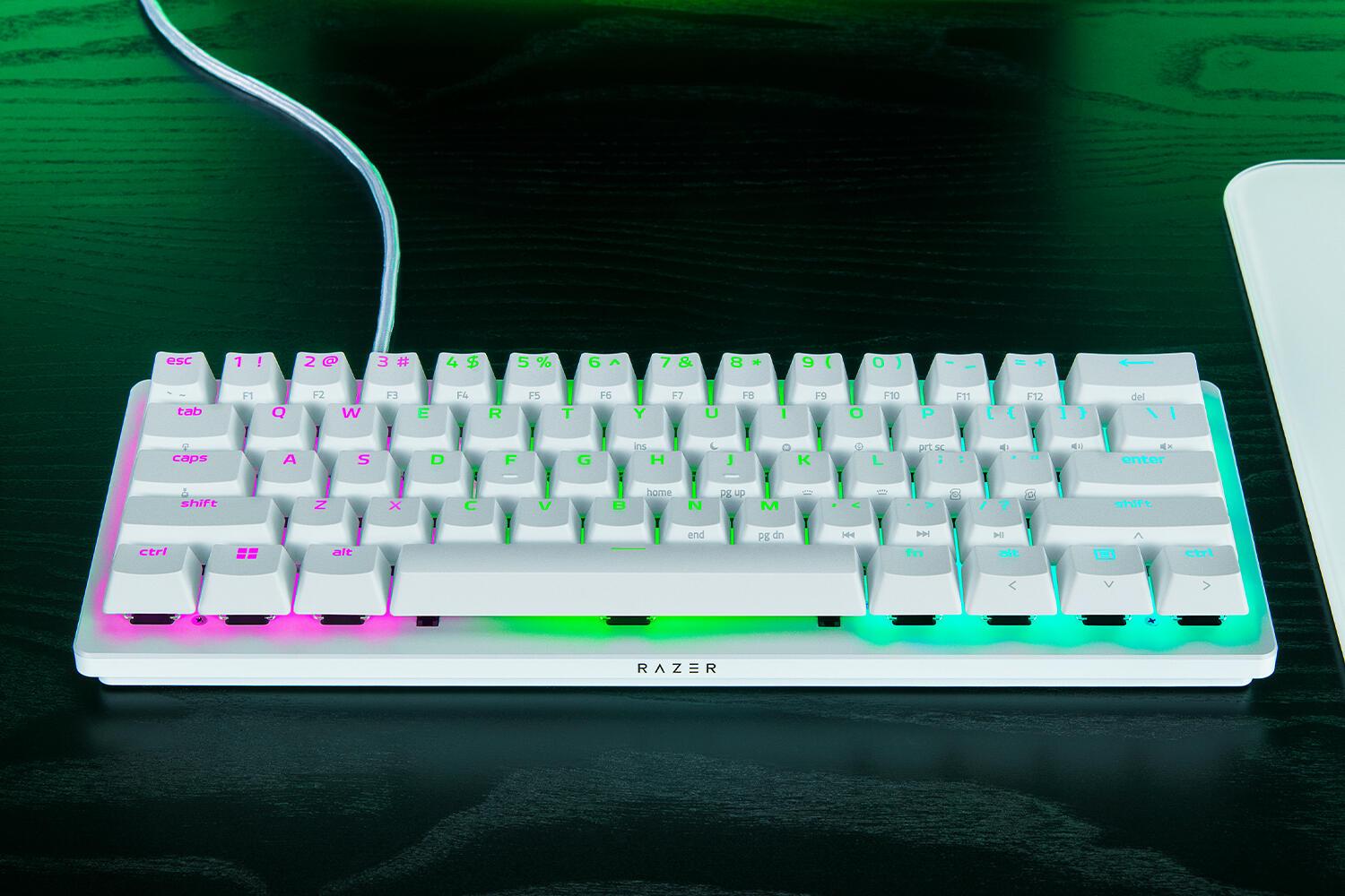 Razer Tastatur Huntsman V3 Pro Mini / RZ03-04990100-R3M1 Weiß