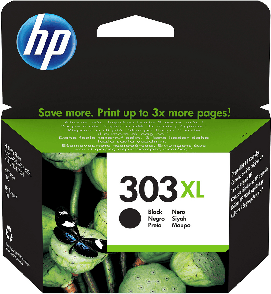 HP Ink 303XL / T6N04AE Black XL