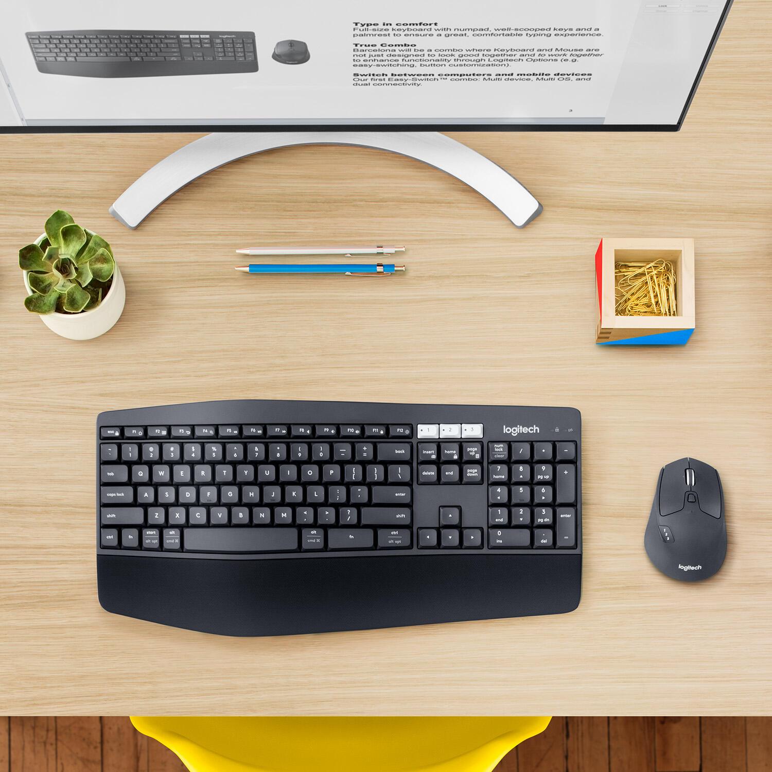 Logitech Set de ratón y teclado MK850 Performance / 920-008221 Negro
