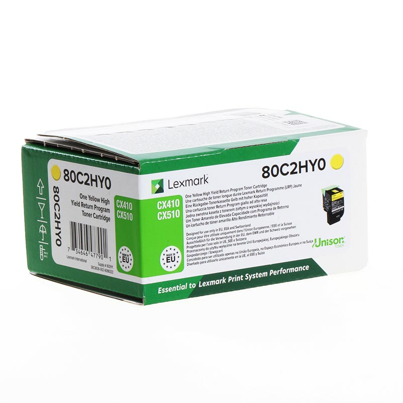 Lexmark Toner 802HY / 80C2HY0 Gelb XXL