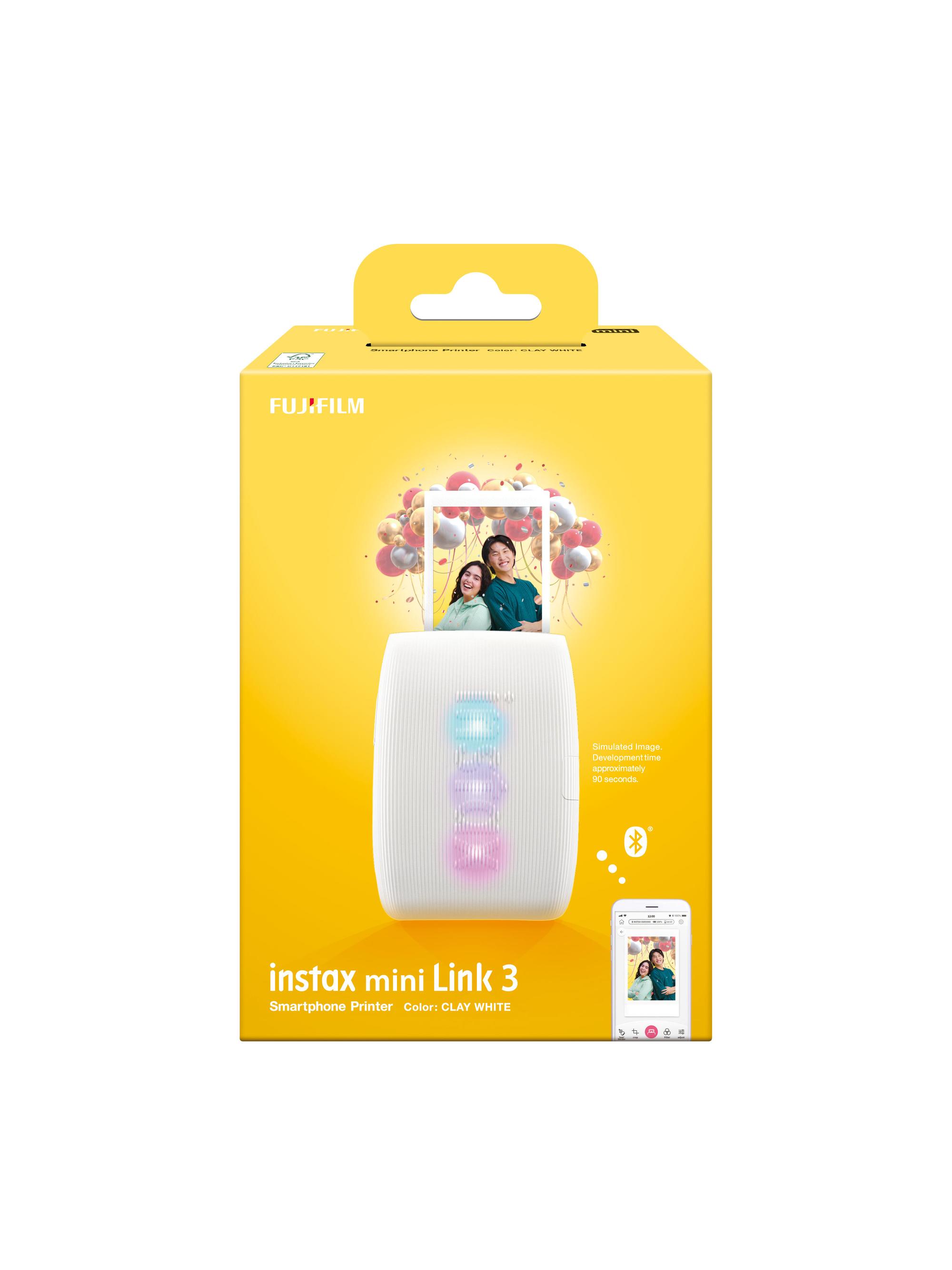 Fujifilm Stampante fotografica Fuji Instax Mini Link 3 / 16832077 Bianco Standard