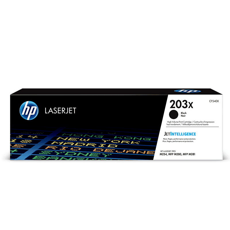 HP Tóner 203X / CF540X Negro