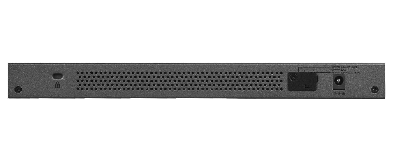 Netgear Switch GS116LP / GS116LP-100EUS Black