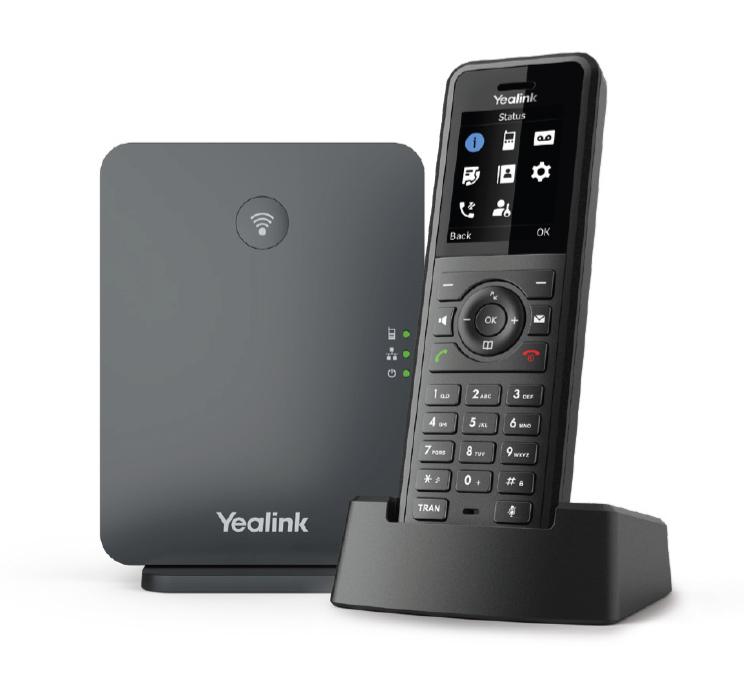 Yealink Telefon W77P / 1302027 Schwarz 4,57 cm (1.8")