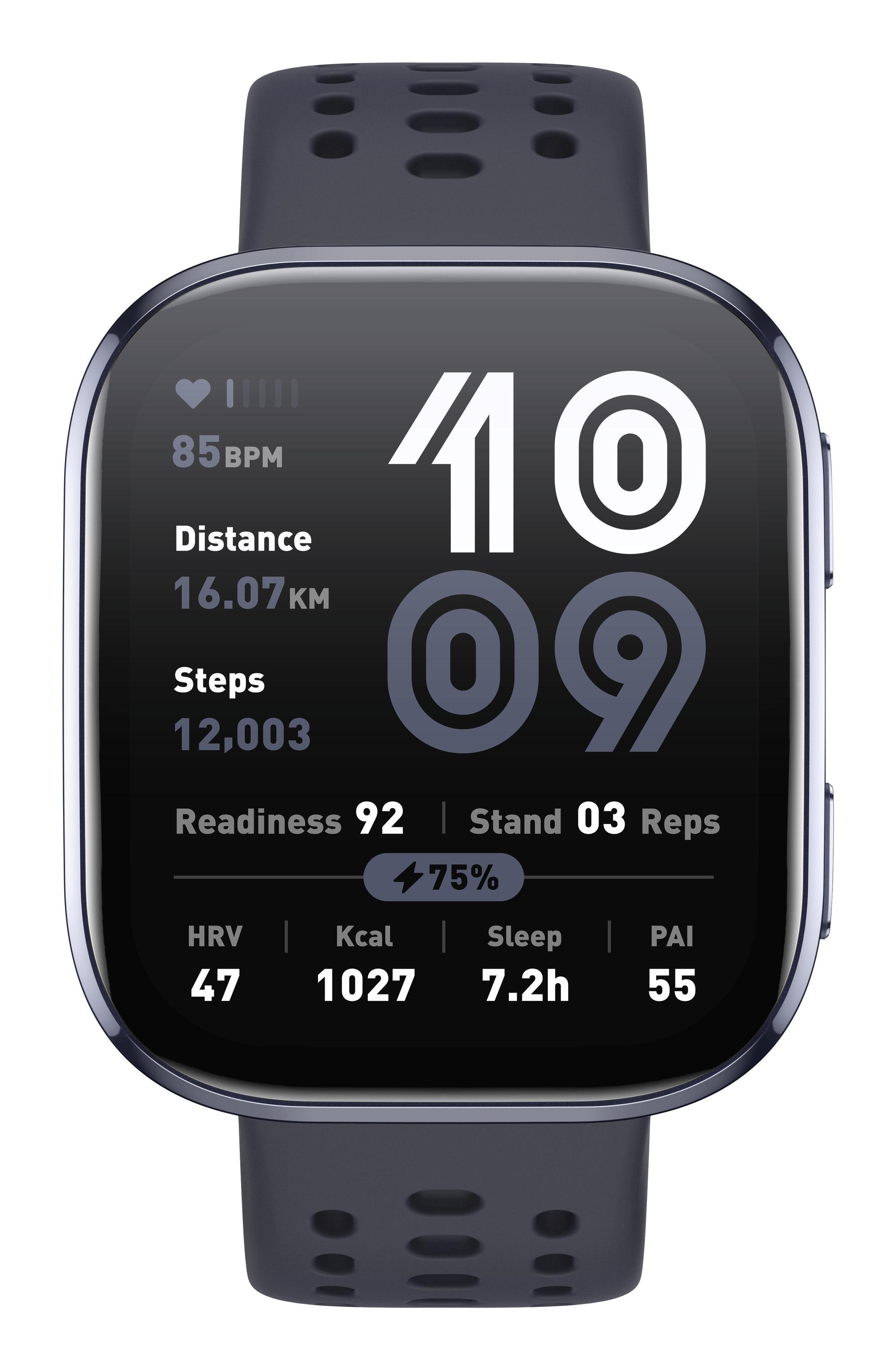 Amazfit Indossabile Bip 6 46mm / W2435EU1N Nero, argento 5 cm (1,97")