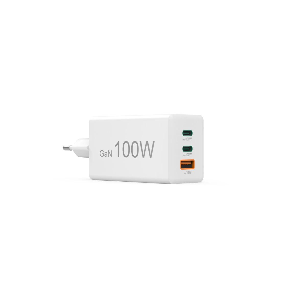 Hama Caricabatterie wireless USB-C USB-A 100W / 00201997 Bianco