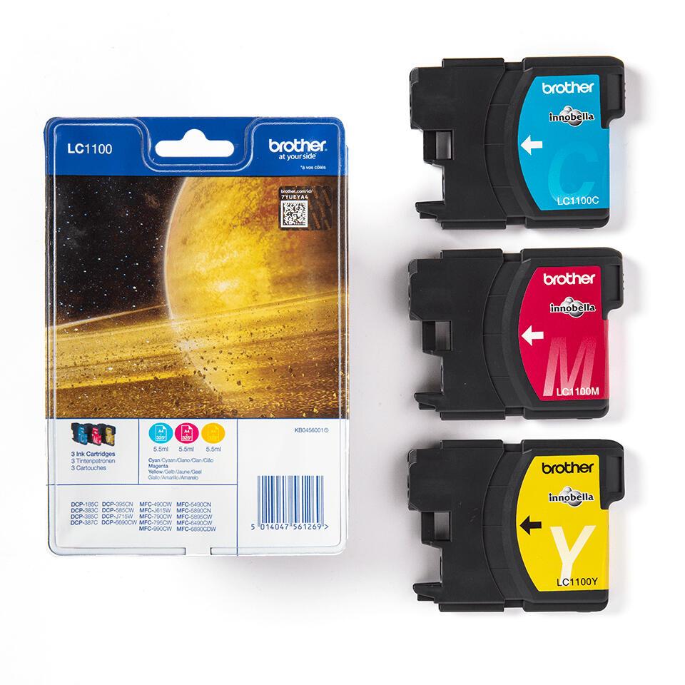 Brother Tinta LC-1100RBWBP / LC1100RBWBP C,M,Y Multipack