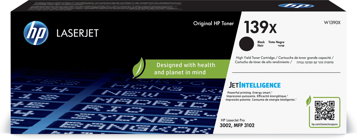 HP Toner 139X / W1390X Black