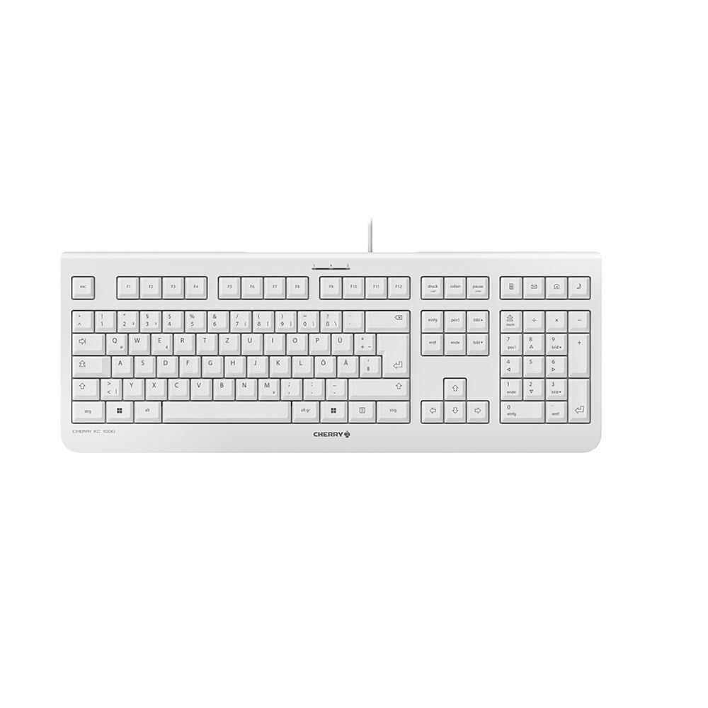 CHERRY Tastatur KC1000G / JK-0800DE-0 Grau