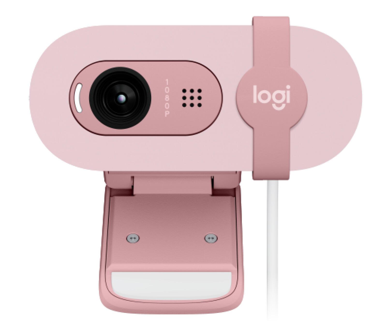 Logitech Cámara web Brio 100 / 960-001623 Rosado