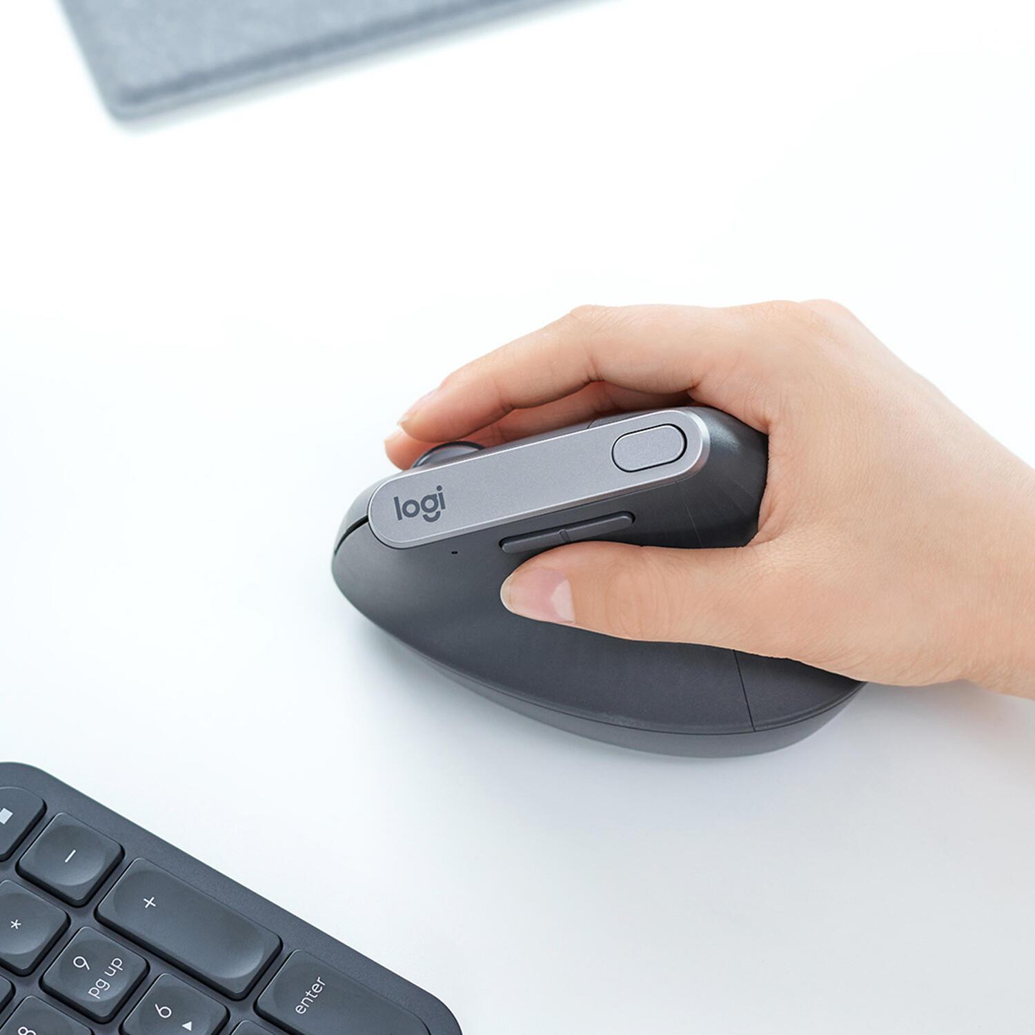 Logitech Ratón MX Vertical Advanced / 910-005448 Grafito