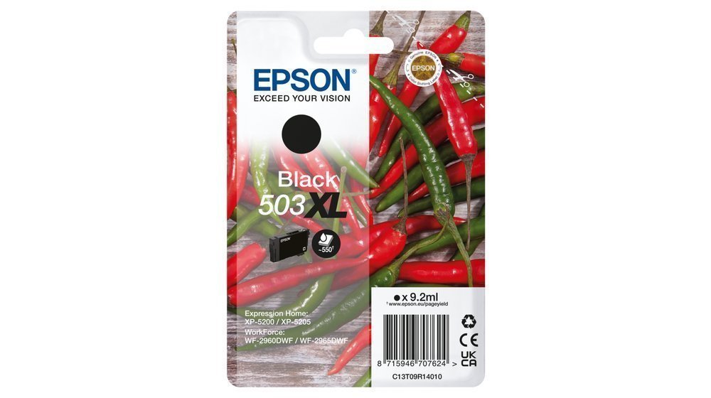 Epson Tinta 503XL / C13T09R14010 Negro