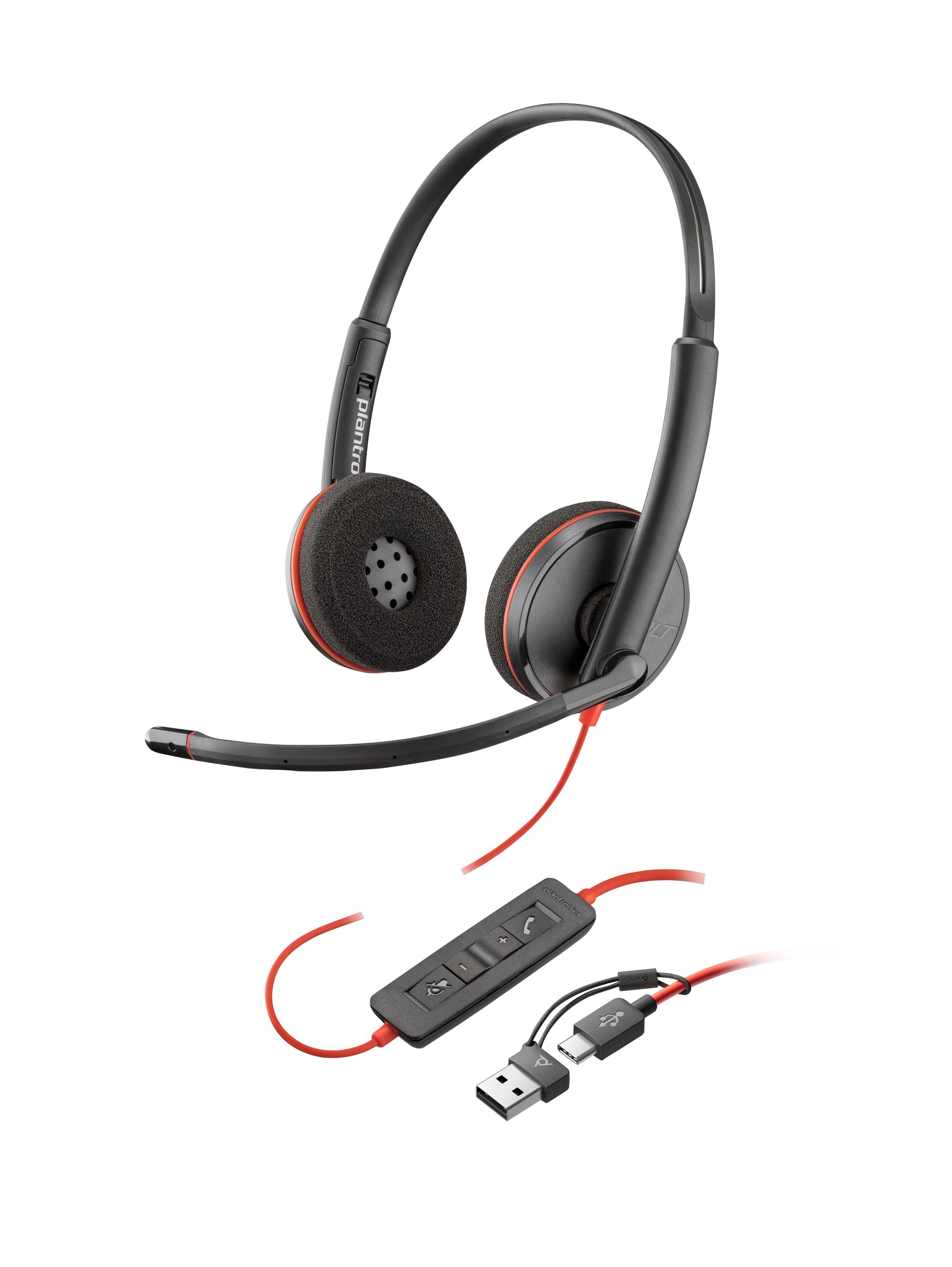 Plantronics/Poly Casque Blackwire 3225 / 8X229A6 Noir