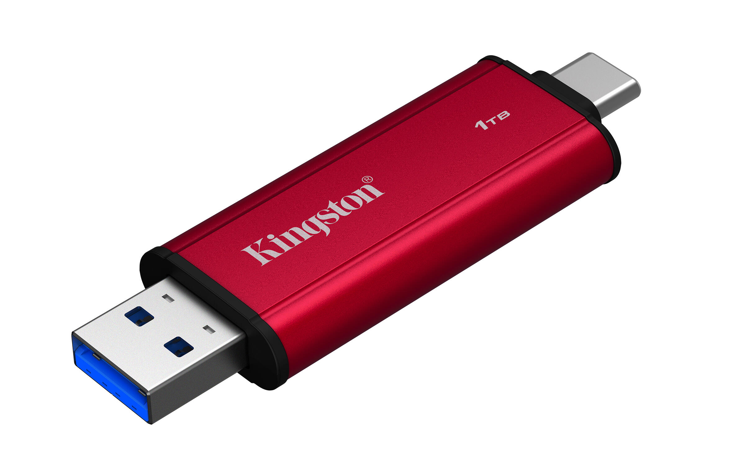 Kingston SSD esterno Dual Portable 1TB / SPSD/1TB Nero, rosso