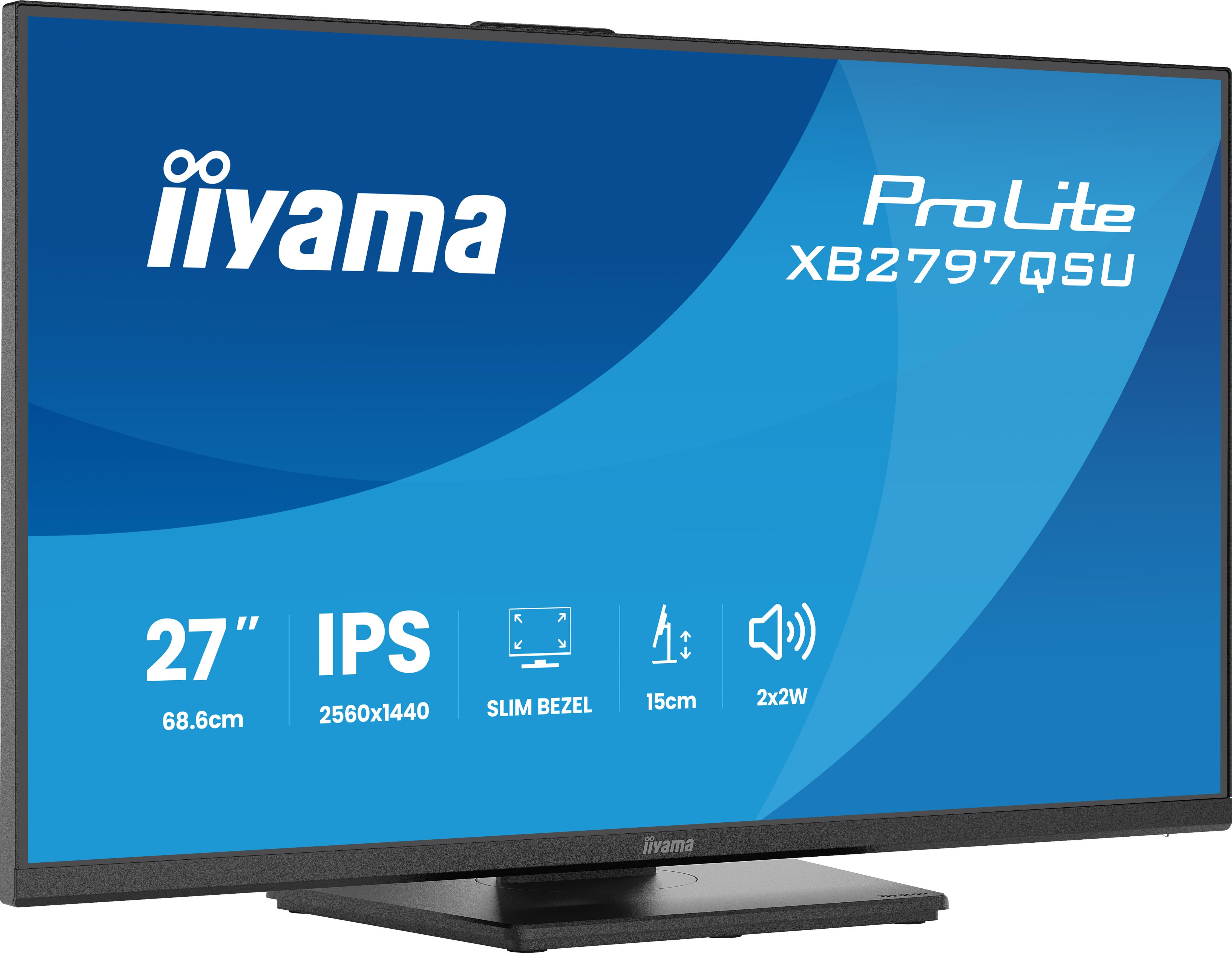 iiyama Monitor XB2797QSU-B1 / XB2797QSU-B1 Black Standard 68.6 cm (27")