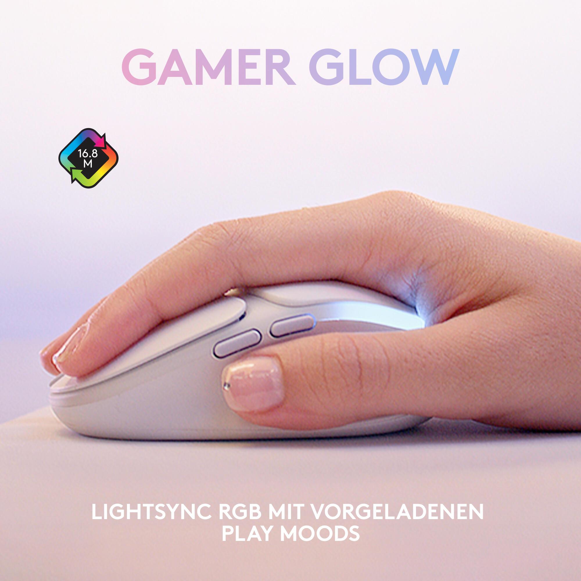 Logitech Maus G705 / 910-006367 Weiß