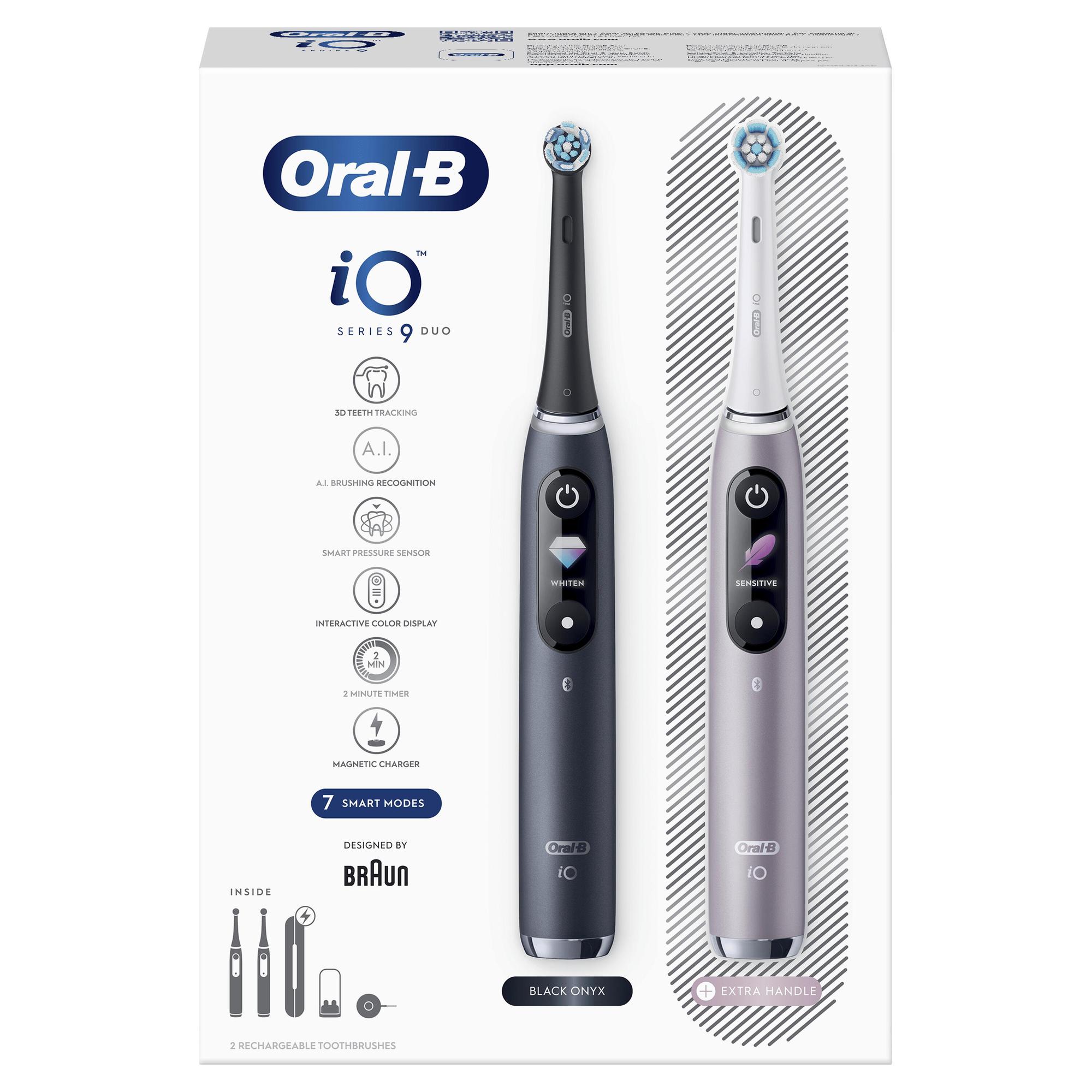 Oral-B Zahnbürste iO Series 9 Duo / 80363731 Schwarz, Silber